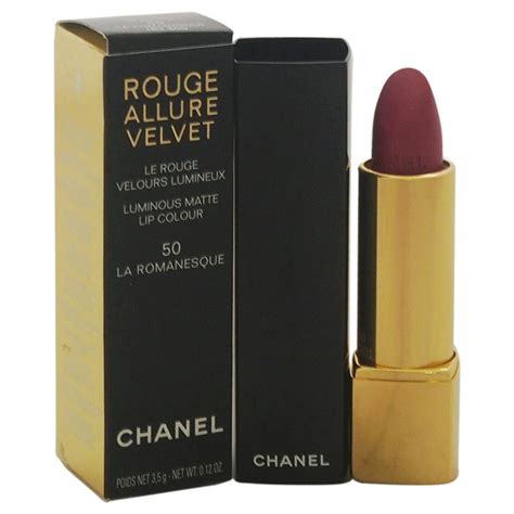 chanel lipstick 50 la romanesque|Chanel La Romanesque (50) Rouge Allure Velvet .